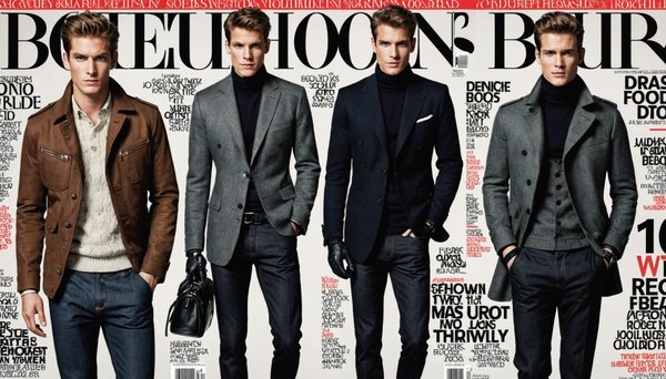 Les magazines de mode pour hommes: Un regard en profondeur