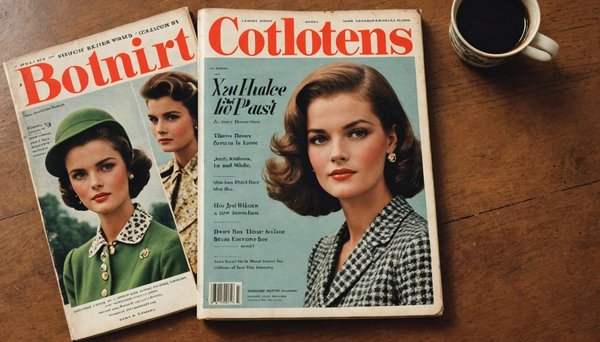 Les magazines de mode vintage: un saut dans le temps